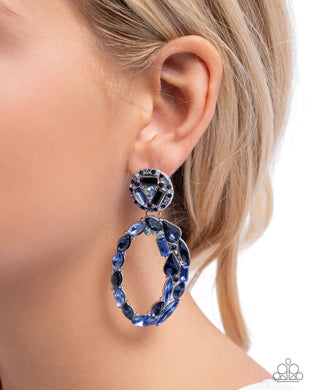 Earrings Eclectic Elevation - Blue