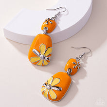 Load image into Gallery viewer, Earrings Floral Familia - Orange E160
