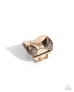 Embrace Equestrian Elegance - Gold WESTERN TRAY15 G100