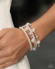Load image into Gallery viewer, Bracelets Adorably Amiable - White Pearl