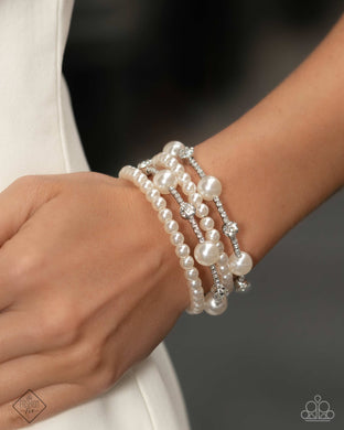 Bracelets Adorably Amiable - White Pearl