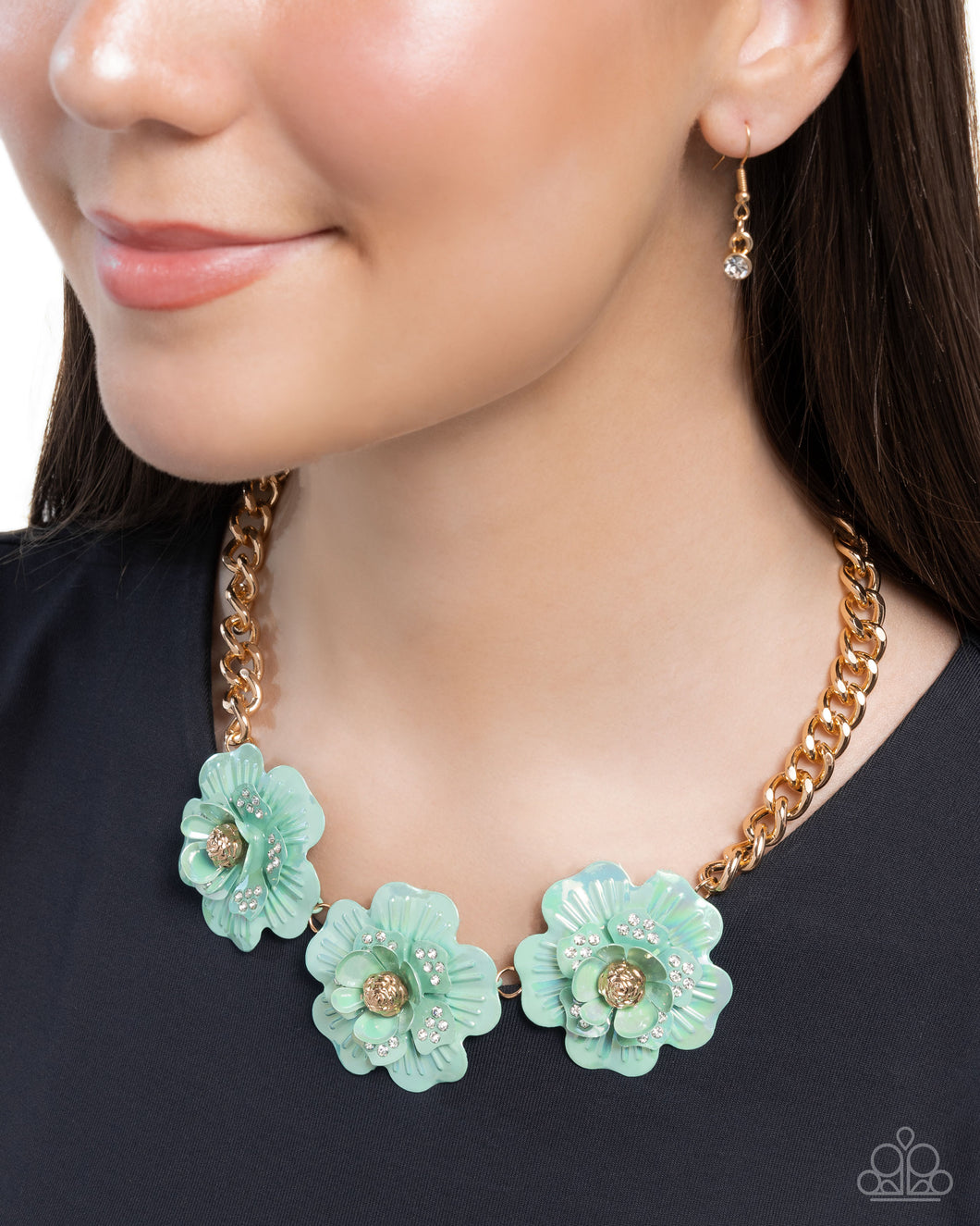 Necklaces Gala Genre - Green N2181
