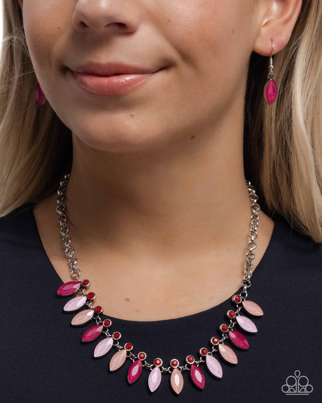 Necklaces Colorful Citation - Pink