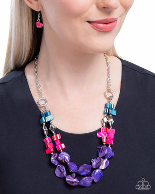 Necklaces Eclectic Example - Purple N480