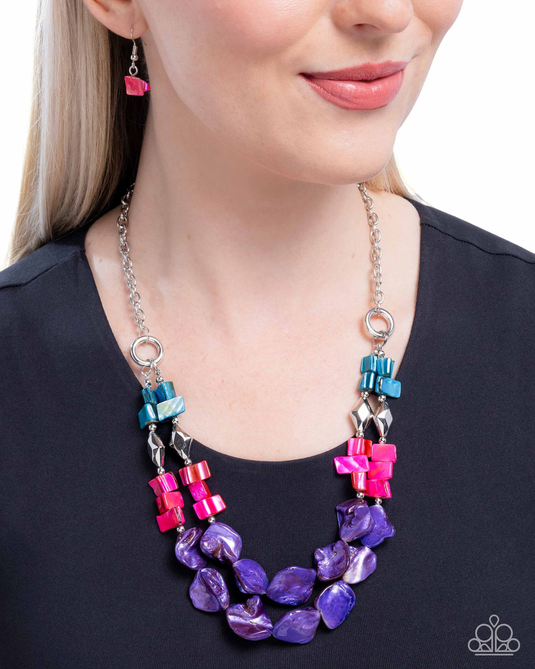 Necklaces Eclectic Example - Purple N480