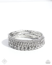 Load image into Gallery viewer, Bracelets Persistent Pizzazz - White B2303