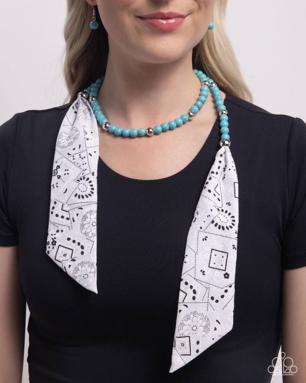 Necklaces Bandana Ballad - Blue Western