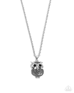 Necklaces Opulent Owl - Silver N2052