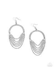 Load image into Gallery viewer, Earrings Ostentatious Opulence - White
