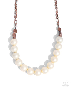 Necklaces Brushed Backdrop - Copper