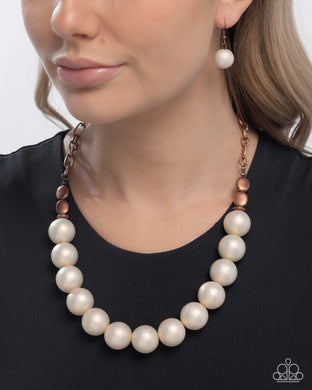 Necklaces Brushed Backdrop - Copper