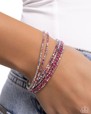 Bracelets Rhinestone Review - Pink