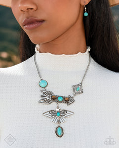 Necklaces Earthy Expose - Blue