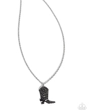 Load image into Gallery viewer, Necklaces Blazing Boot - Black Western WS504