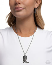 Load image into Gallery viewer, Necklaces Blazing Boot - Black Western WS504