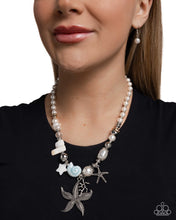 Load image into Gallery viewer, Necklaces Coastal Cameo - Blue SU