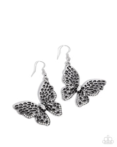 Earrings Fresh Flutter - White Butterfly
