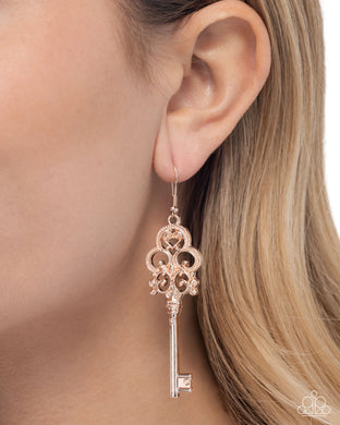 Earrings Chateau Chic - Rose Gold