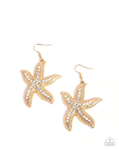 Earrings Seize the Starfish - Gold E2056