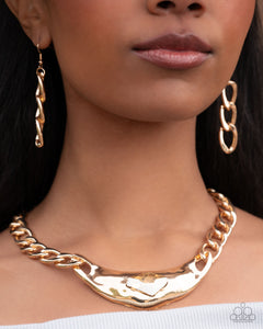 Necklaces Peak of Pizzazz - Gold EMP N206