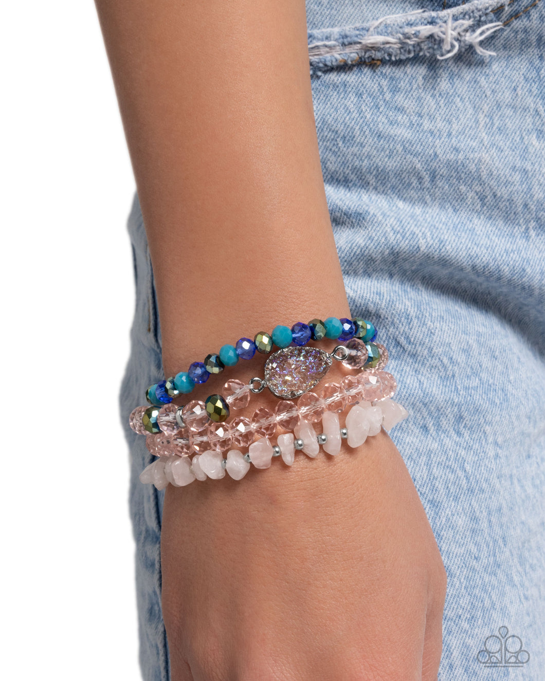 Bracelets Secure Stones - Pink B2239