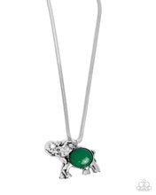 Load image into Gallery viewer, Necklaces Empathetic Elephant - Green