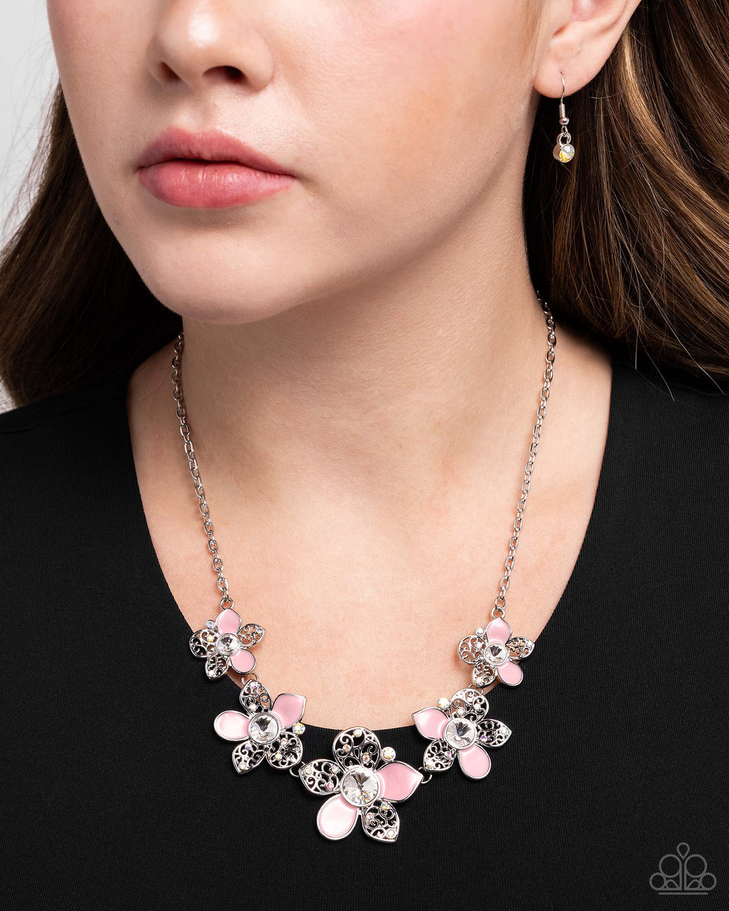 Necklaces April Showers Bring Flowers Pink N2239