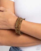 Load image into Gallery viewer, Bracelets Best Way to Unwind Brass B2262