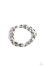 Load image into Gallery viewer, Bracelets Colorblock Cache - Green B299