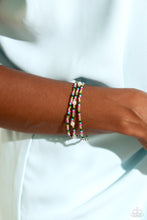 Load image into Gallery viewer, Bracelets Colorblock Cache - Green B299