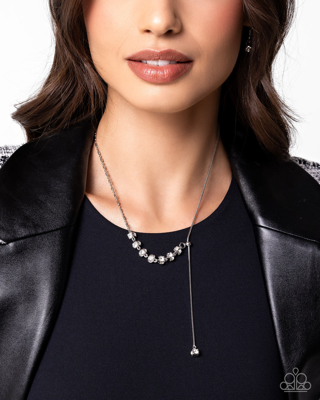 Necklaces Drops of Dazzle White