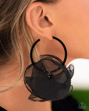 Earrings: Passionate Promenade - Black