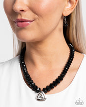 Load image into Gallery viewer, Necklaces Trailblazing Triangle - Black N2120