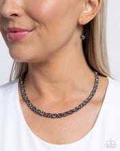 Load image into Gallery viewer, Necklaces Edgy Etching - Black N413