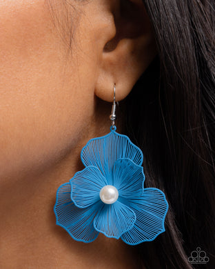 Earrings PETAL the Score - Blue E010