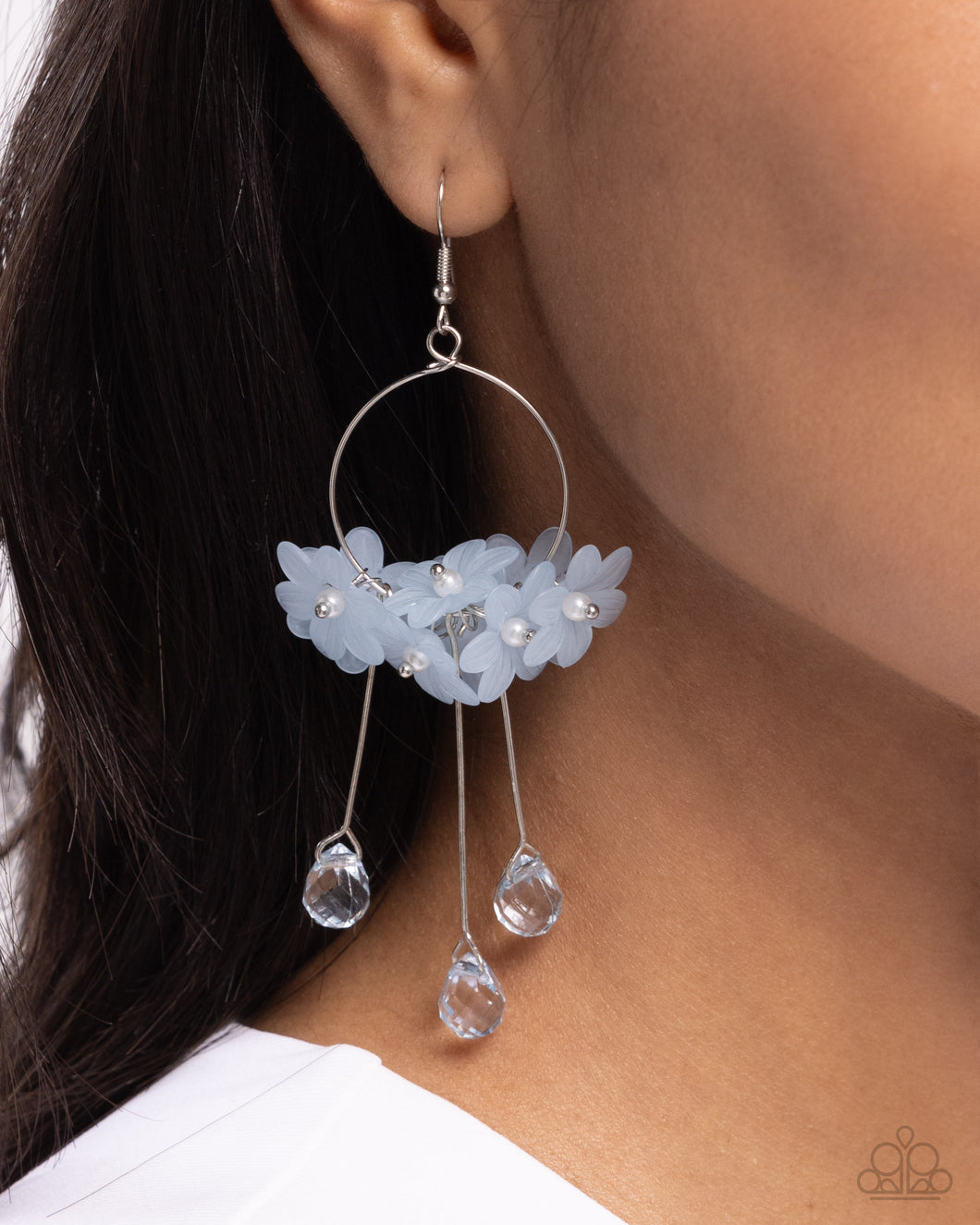 Earrings Whimsical Work - Blue