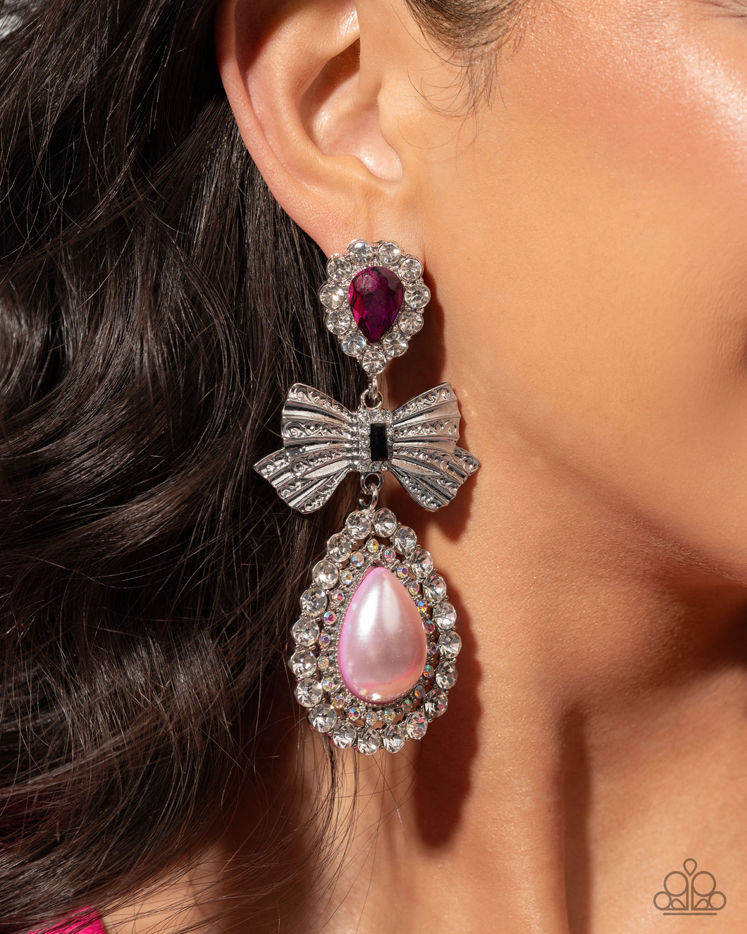Earrings Alluring Aesthetic Multi Pink LOP E590