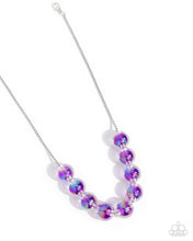 Load image into Gallery viewer, Necklaces Iridescent Identity Purple N2136