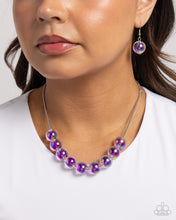 Load image into Gallery viewer, Necklaces Iridescent Identity Purple N2136