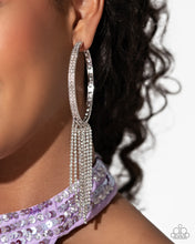 Load image into Gallery viewer, Earrings Jaw-Dropping Jubilee - White LOP E2147