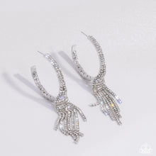 Load image into Gallery viewer, Earrings Jaw-Dropping Jubilee - White LOP E2147