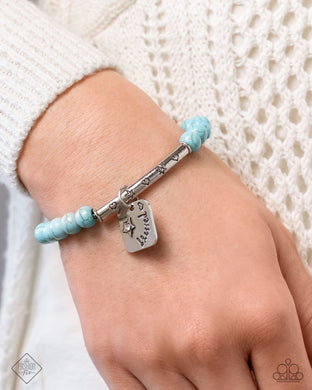 Bracelet Rustic Reminder- Blue