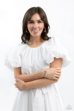 Load image into Gallery viewer, Earrings&amp; Bracelet Strictly Springtime - Orange SET