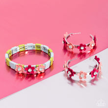 Load image into Gallery viewer, Earrings&amp; Bracelet Strictly Springtime - Orange SET