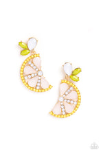 Load image into Gallery viewer, Earrings Slice of Summer- Yellow E420