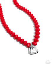 Load image into Gallery viewer, Necklaces Trailblazing Triangle RED N2120