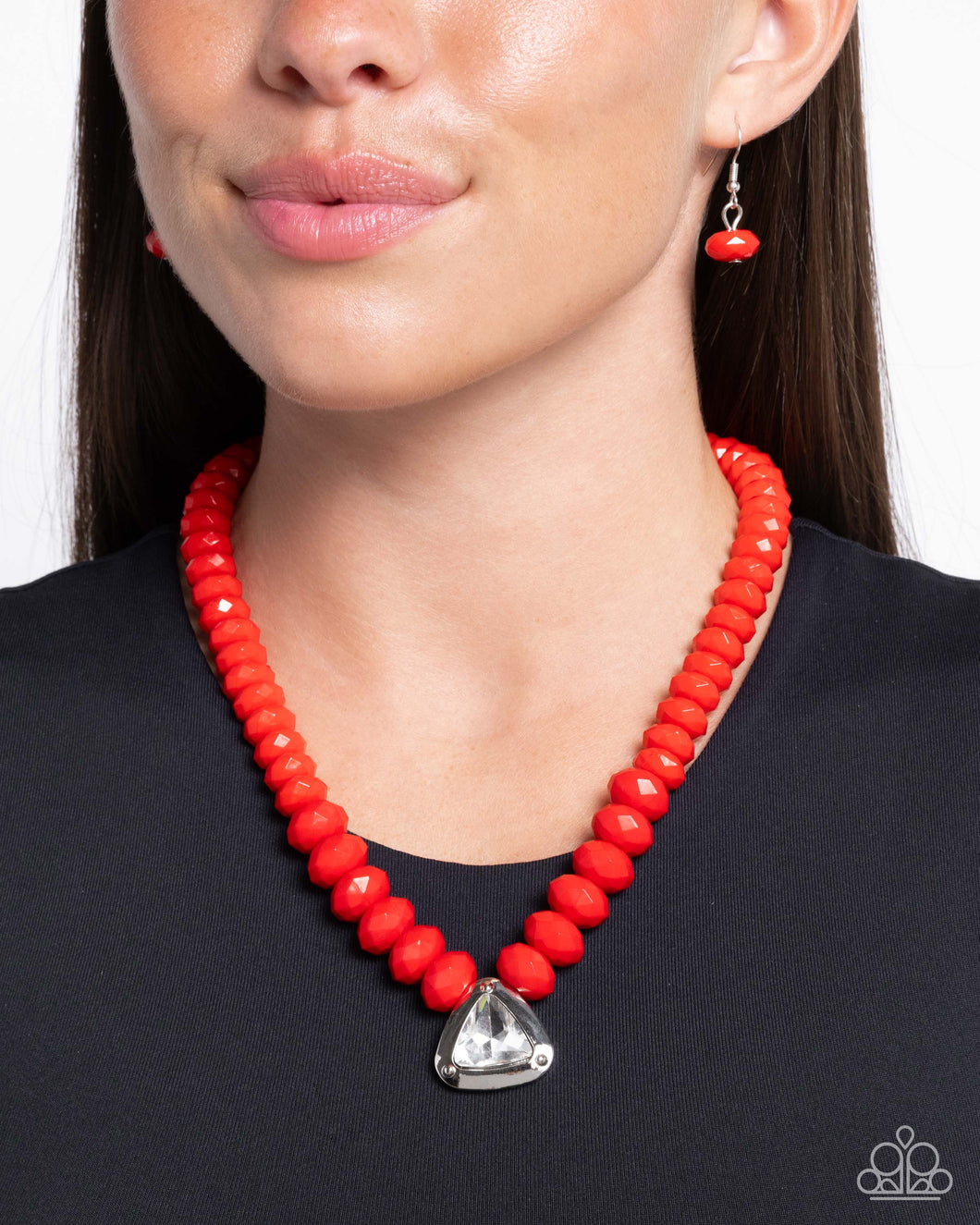 Necklaces Trailblazing Triangle RED N2120