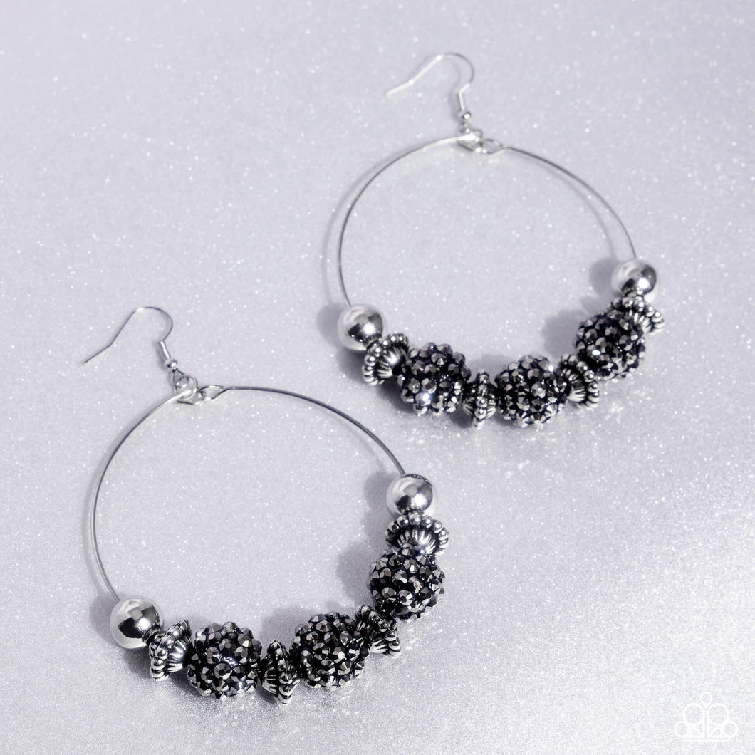 Earrings I Can Take a Compliment - Silver E582