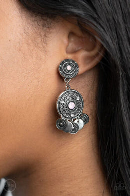 Earrings A DREAMCATCHER Come True - Pink Clip Ons E4