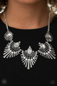 Necklaces Miss YOU-niverse - Silver Blockbuster